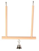 Trixie Jucarie Leagan Lemn cu Clopotel 12x13 cm 5830