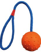 Trixie Jucarie Minge Plina 6 cm cu Sfoara 30 cm 3305