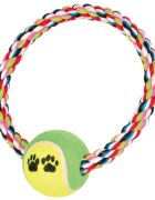 Trixie Jucarie Minge Tenis Pe Sfoara 6 cm/18 cm/125 g 3266