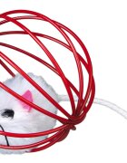 Trixie Jucarie Pisici Glob Metal cu Soricel 6 cm 4115
