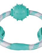 Trixie Jucarie Sfoara Cerc cu Trei Mingi Dentafun 5 cm 33704