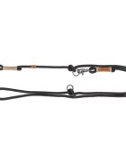 Trixie Lesa Coarda Reglabila Be Nordic S - M: 2 m / 13 mm Negru/ Nisipiu