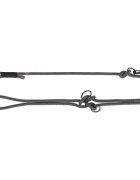 Trixie Lesa Coarda Reglabila S - XL: 2 m/ 10 mm Negru/ Gri