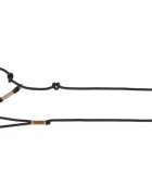Trixie Lesa si Zgarda Strangulanta Be Nordic L-XL: 1.7 m/ 13 mm Negru/ Nisipiu
