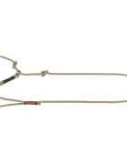 Trixie Lesa si Zgarda Strangulanta Be Nordic L-XL: 1.7 m/ 13 mm Nisipiu/ Negru