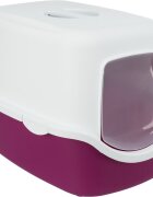 Trixie Litiera cu Acoperis Vico 40x40x56 cm Bordo/Alb 40278