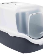 Trixie Litiera cu Acoperis Vico 40x40x56 cm Gri/Alb 40341