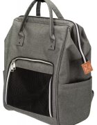 Trixie Rucsac Ava 32x42x22 cm/42 cm pana la 10 kg Gri 28840