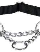 Trixie Zgarda Chinga cu Lant Strangulanta 35-50 cm/20 mm Negru 20281