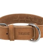 Trixie Zgarda Piele Heartbeat S - M: 34 - 40 cm/ 30 mm Maro - 19014