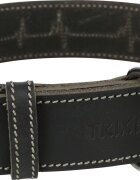 Trixie Zgarda Piele Rustic Heartbeat L 47-55CM/ 40MM NEGRU 18986