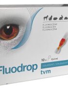 TVM Fiole oculare Fluodrop 10x0.4 ml
