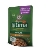 Ultima Cat Hrana umeda pisici Adult Sterilizat Fit & Delicious Pui 85 g