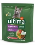 Ultima Cat Hrana uscata pisici Adult Sterilizat Vita 800 g