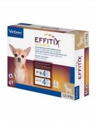 Virbac Effitix XS (1.5-4 kg) x 4 pipete