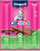 Vitakraft Recompense Pisici CatStick Pui si Iarba Pisicii 3 x 18 g
