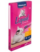 Vitakraft Snack Lichid Pisici Pui si Taurina 6 x 15 g