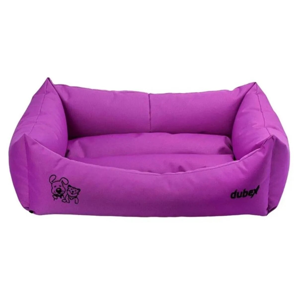 4DOG Deluxe Oxford pat dreptunghiular câini poliester oxford impermeabil mov S-M(64x44x22cm)