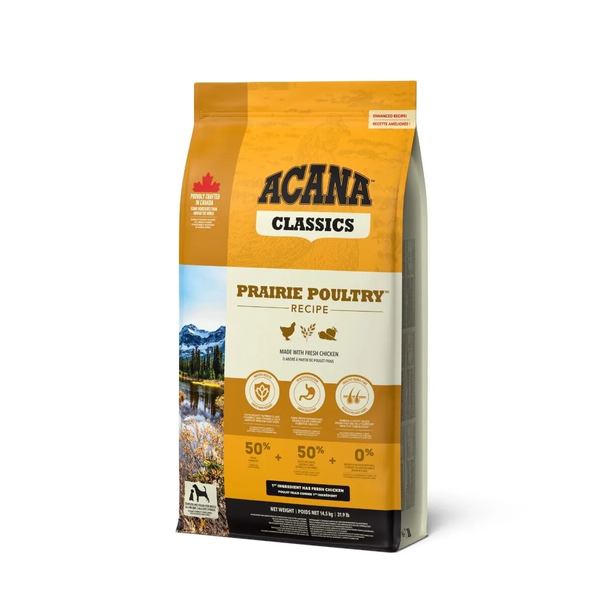 Acana Classics Prairie Poultry XS-XL Pui hrană uscată câini 14.5kg