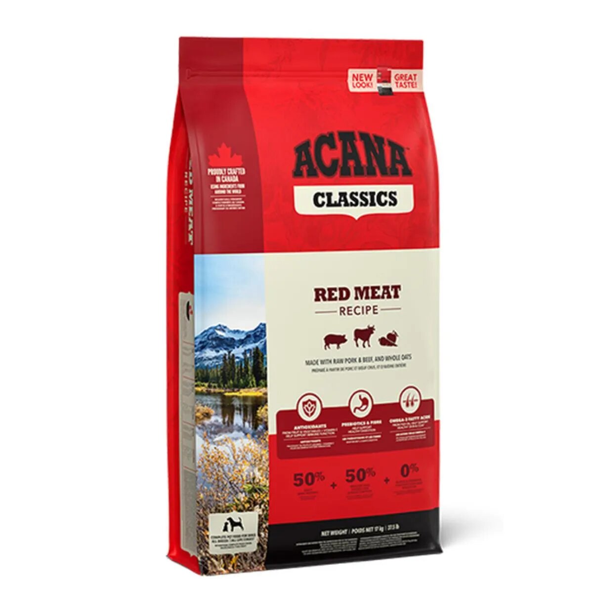 Acana Classics Red XS-XL Vită și Porc hrană uscată câini 14.5kg