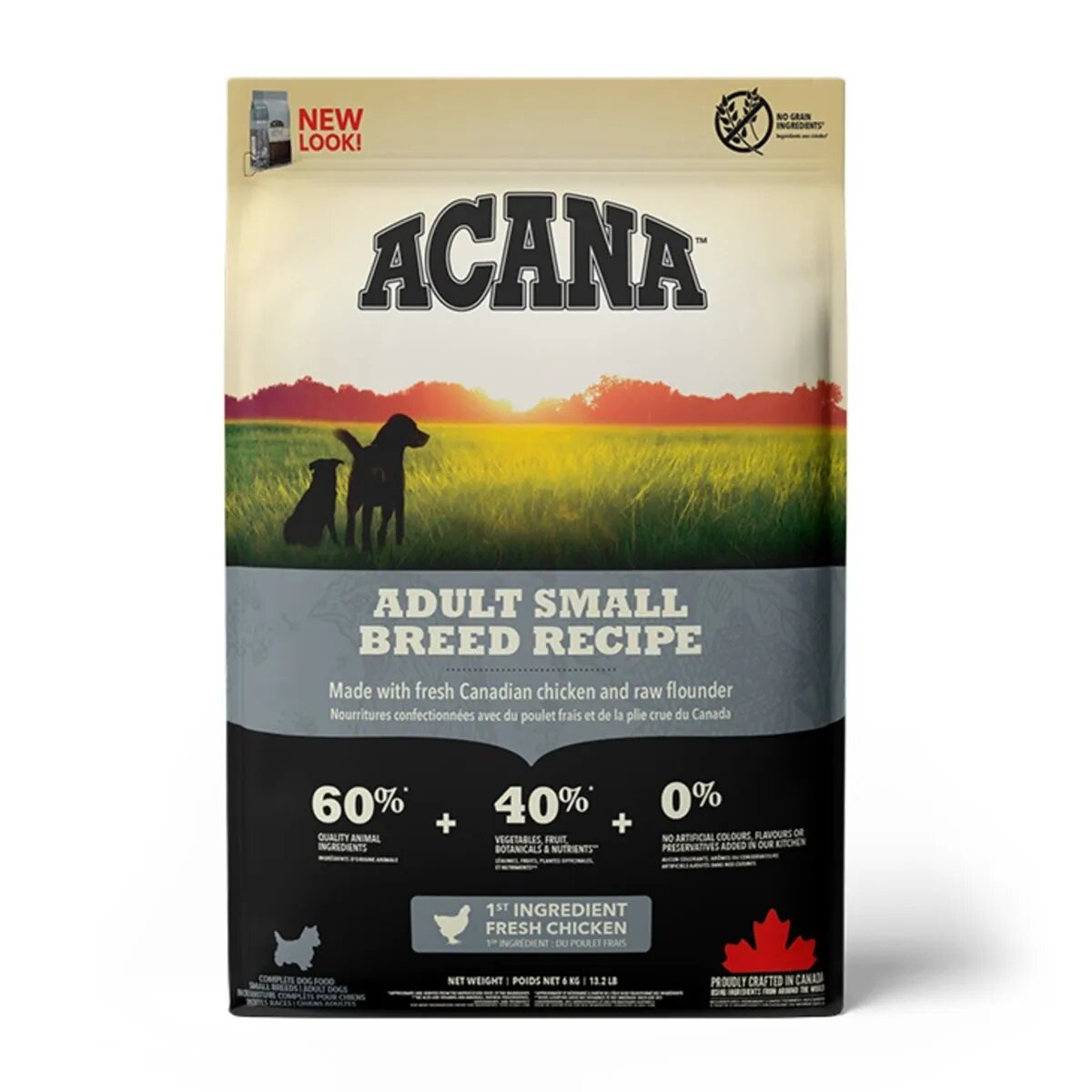 Acana Dog Adult Small Breed hrană uscată fără cereale câini Heritage Adult Small Breed hrană uscată fără cereale câini 6kg