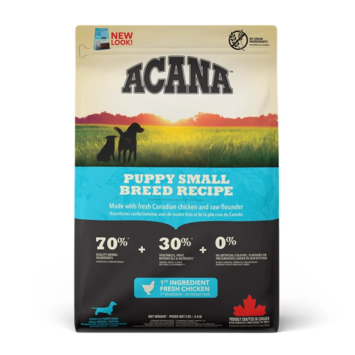 Acana Dog Puppy Small Breed hrană uscată fără cereale câini junior Heritage Puppy Small Breed hrană uscată fără cereale câini junior 2kg