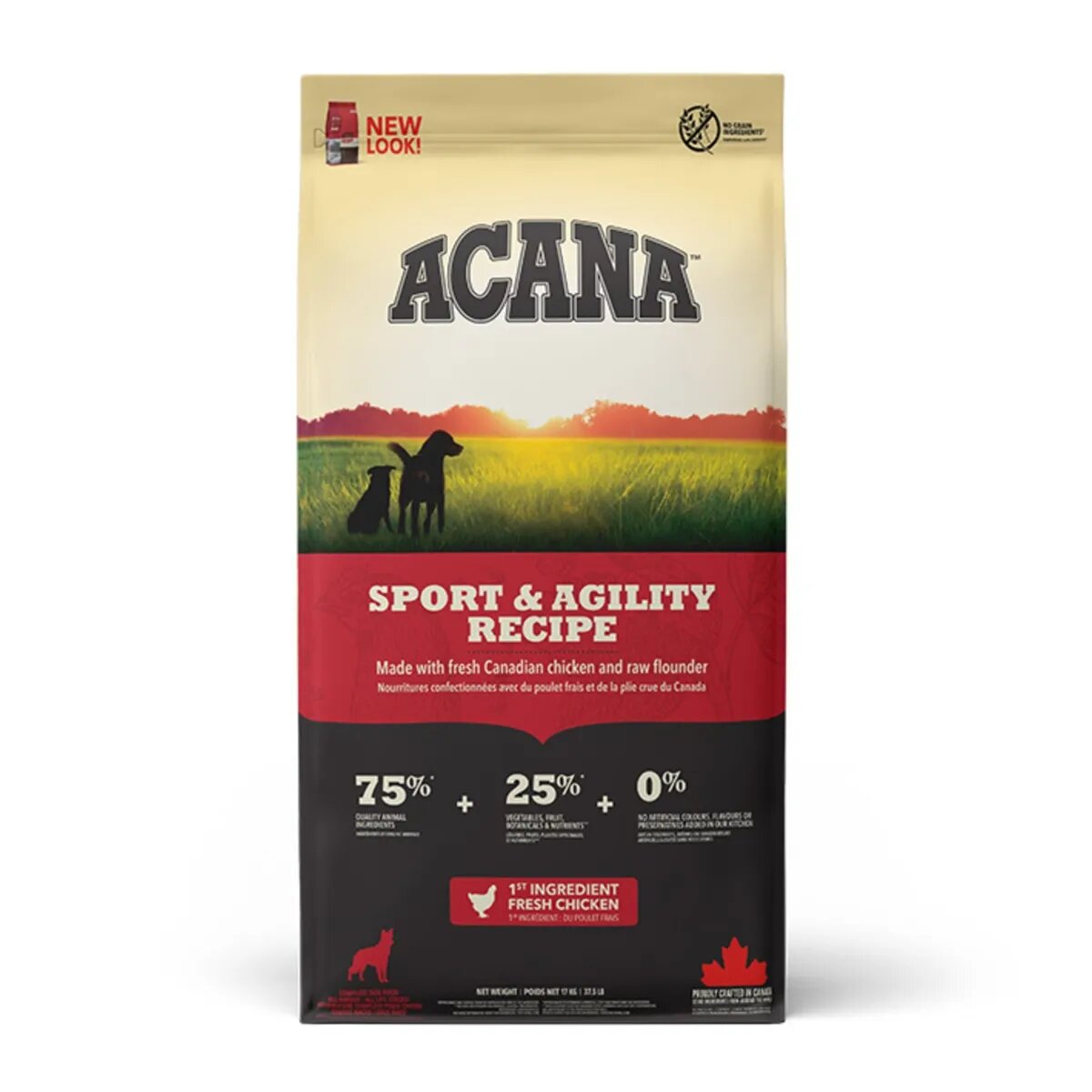 Acana Dog Sport & Agility hrană uscată fără cereale câini Dog Sport&Agility XS-XL Pui hrană uscată fără cereale câini activitate intensă 11.4kg