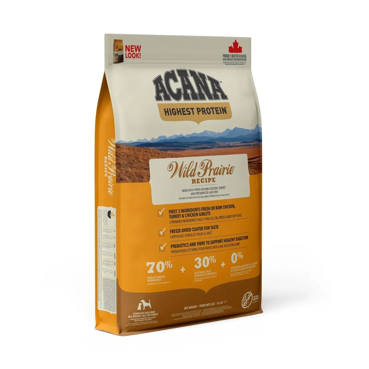 Acana Highest Protein Wild Prairie hrană uscată fără cereale câini 11.4kg