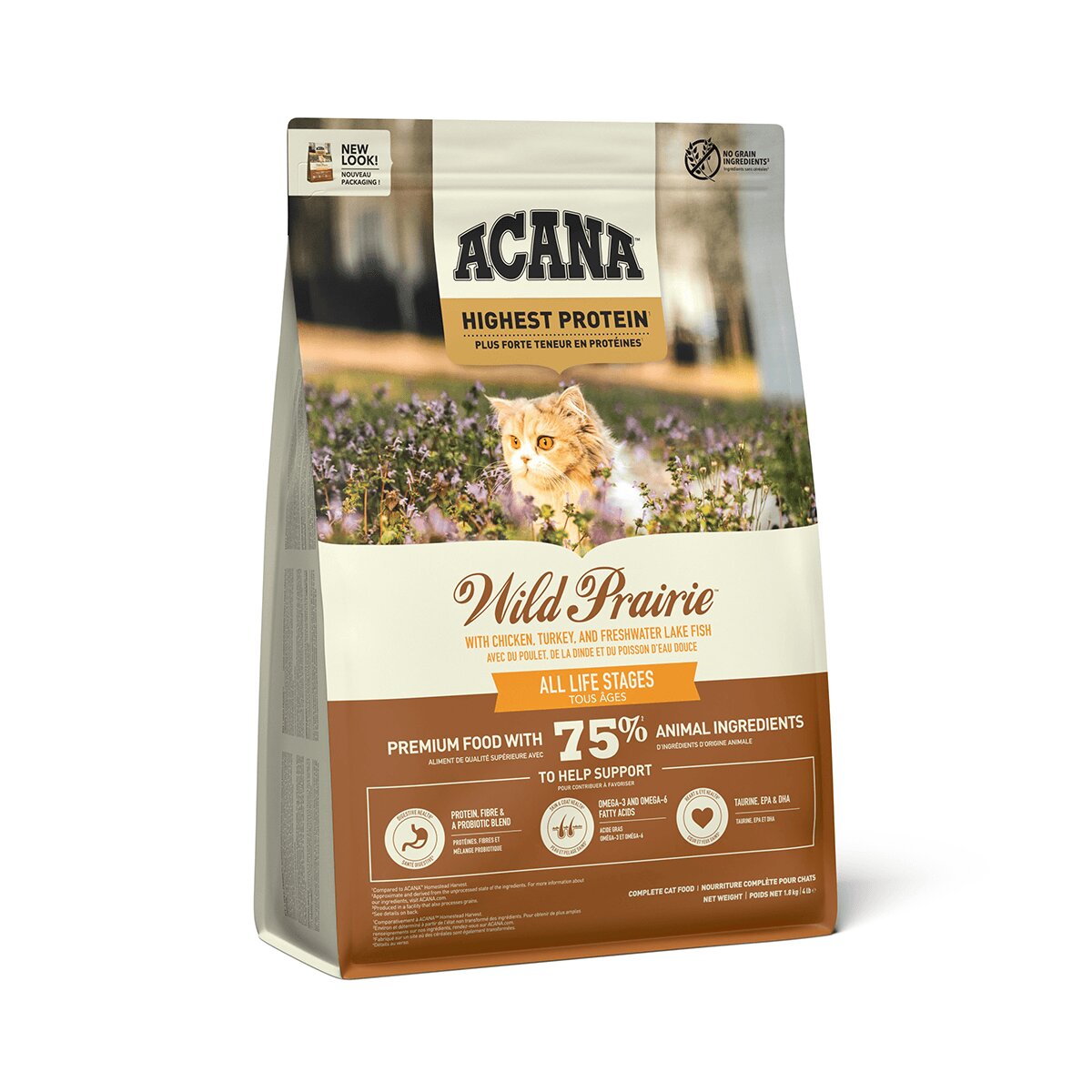 Acana Highest Protein Wild Prairie hrană uscată fără cereale pisici 1.8kg