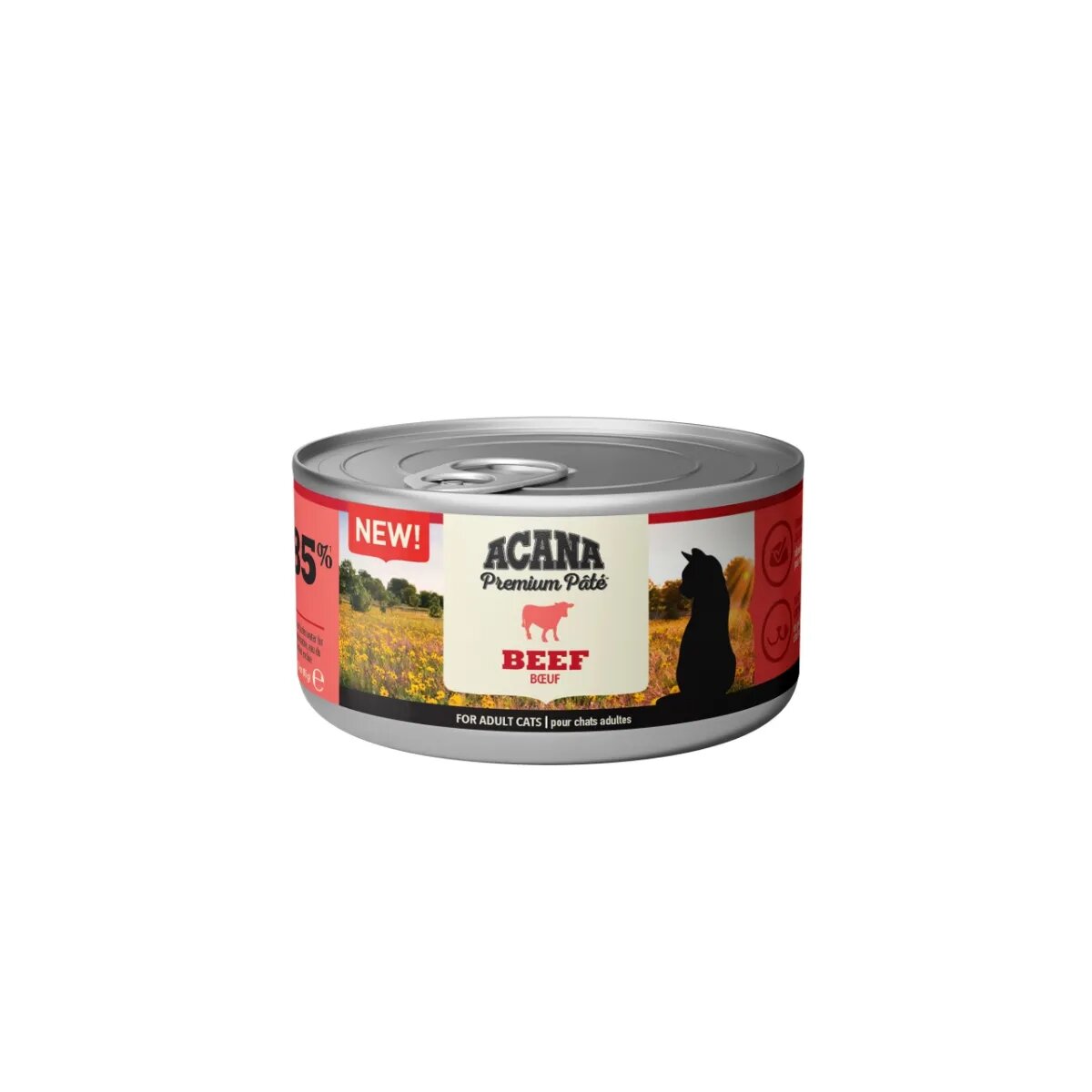Acana Premium Pate Vită conservă hrană umedă fără cereale pisici (pate) 85g