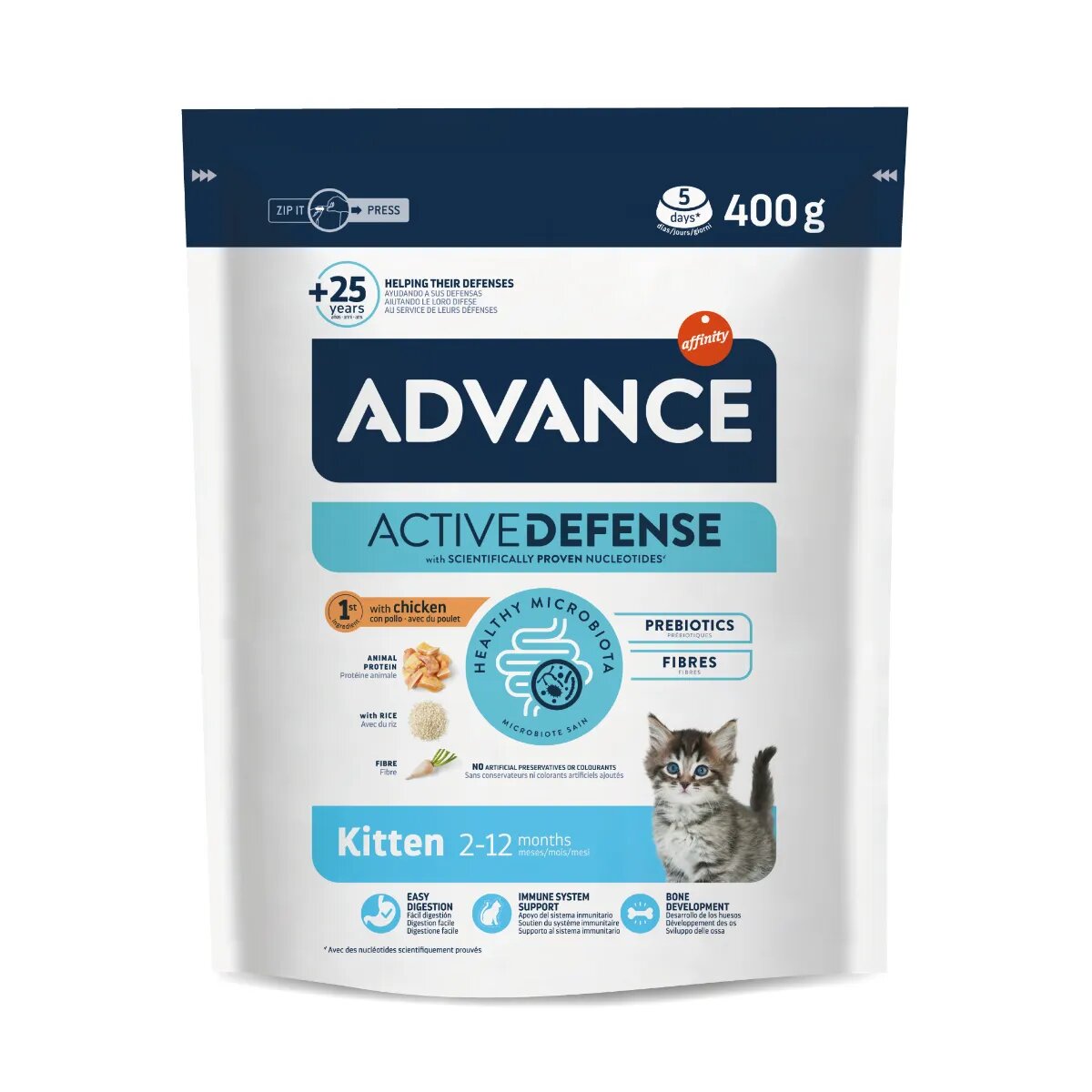 Advance Kitten Pui hrană uscată pisici junior 400g