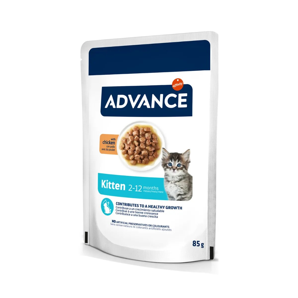 Advance Kitten Pui plic hrană umedă pisici junior (în sos) 85g