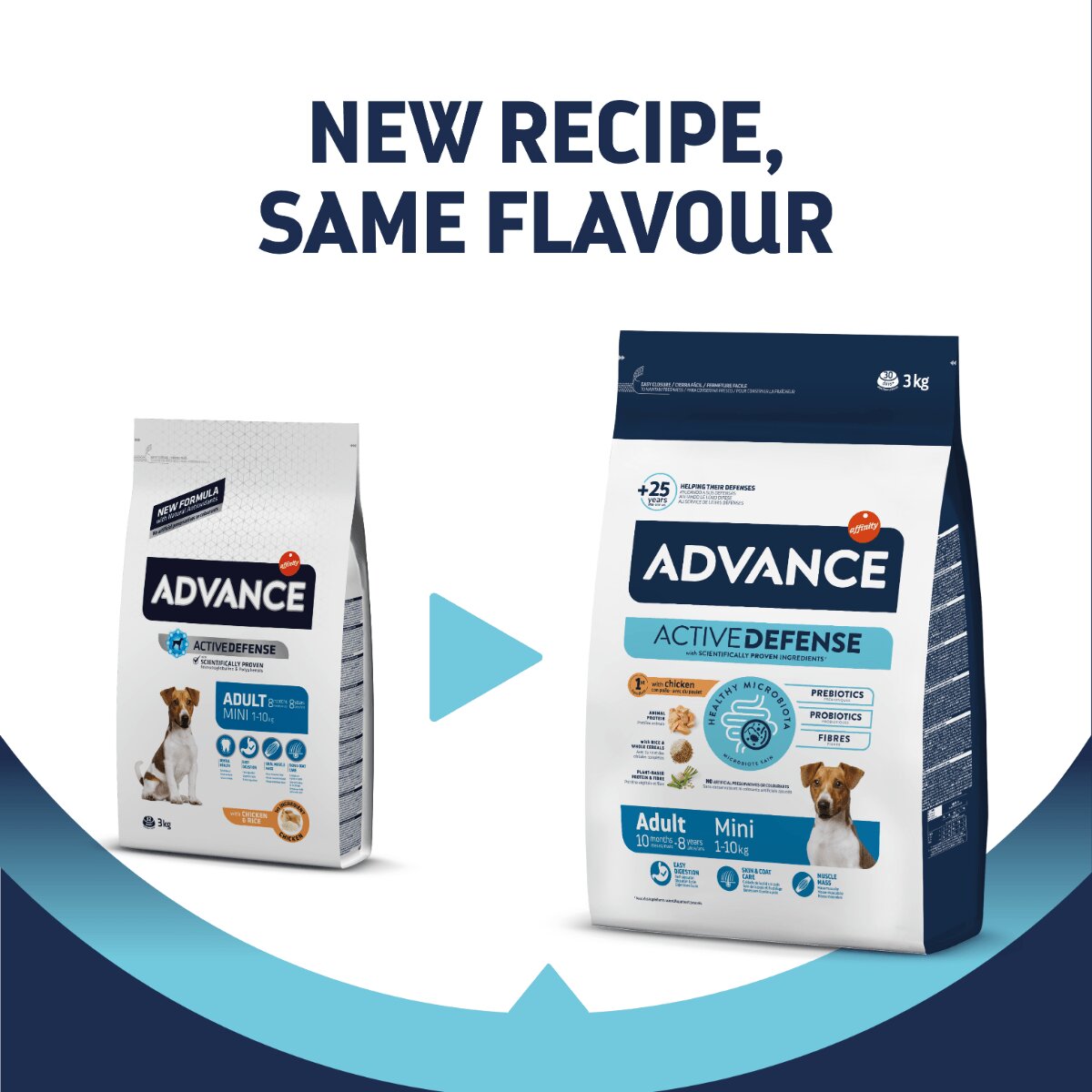 Advance Mini Adult XS-S Pui hrană uscată câini 3kg