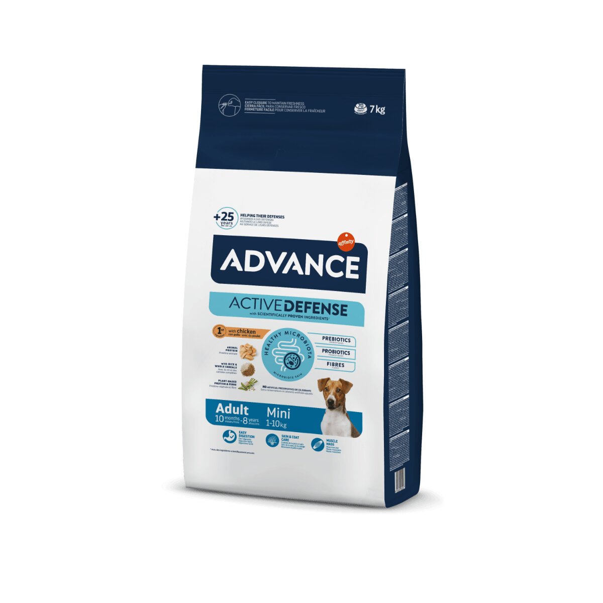 Advance Mini Adult XS-S Pui hrană uscată câini 7kg