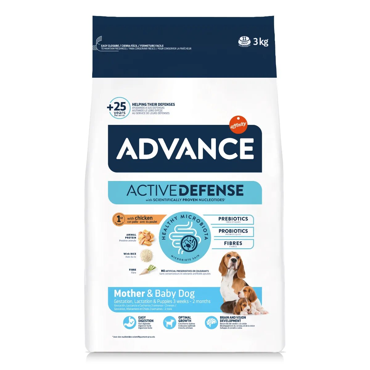 Advance Mother & Baby Dog XS-S Pui hrană uscată câini junior 3kg