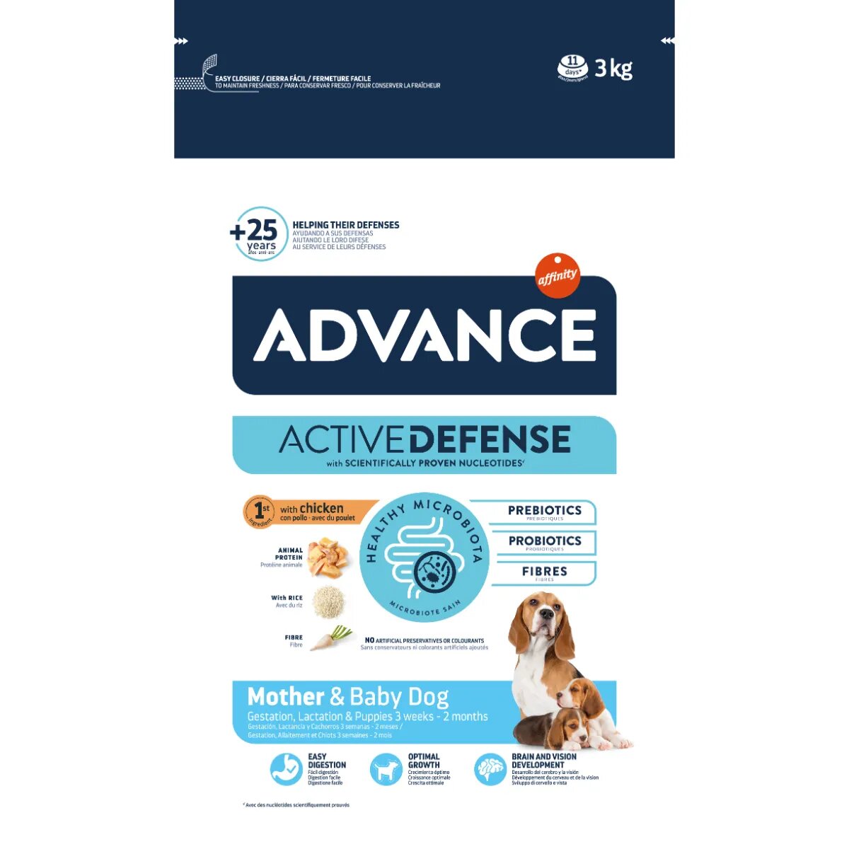 Advance Mother & Baby Dog XS-S Pui hrană uscată câini junior 3kg