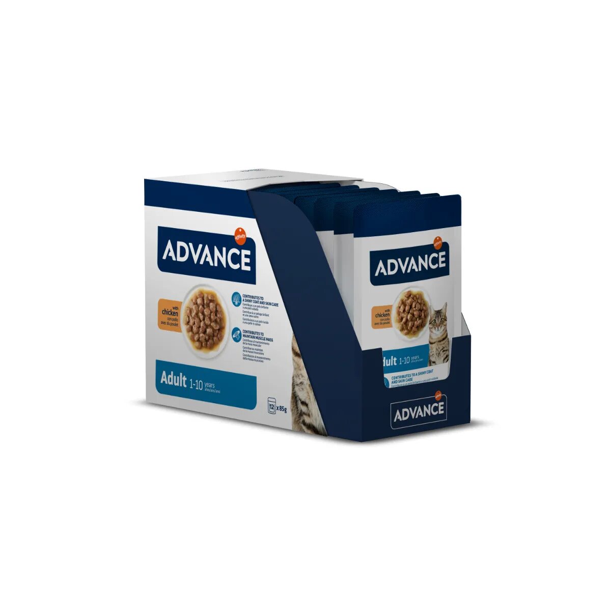 Advance Pui plic hrană umedă pisici (în sos) bax 85g x 12buc