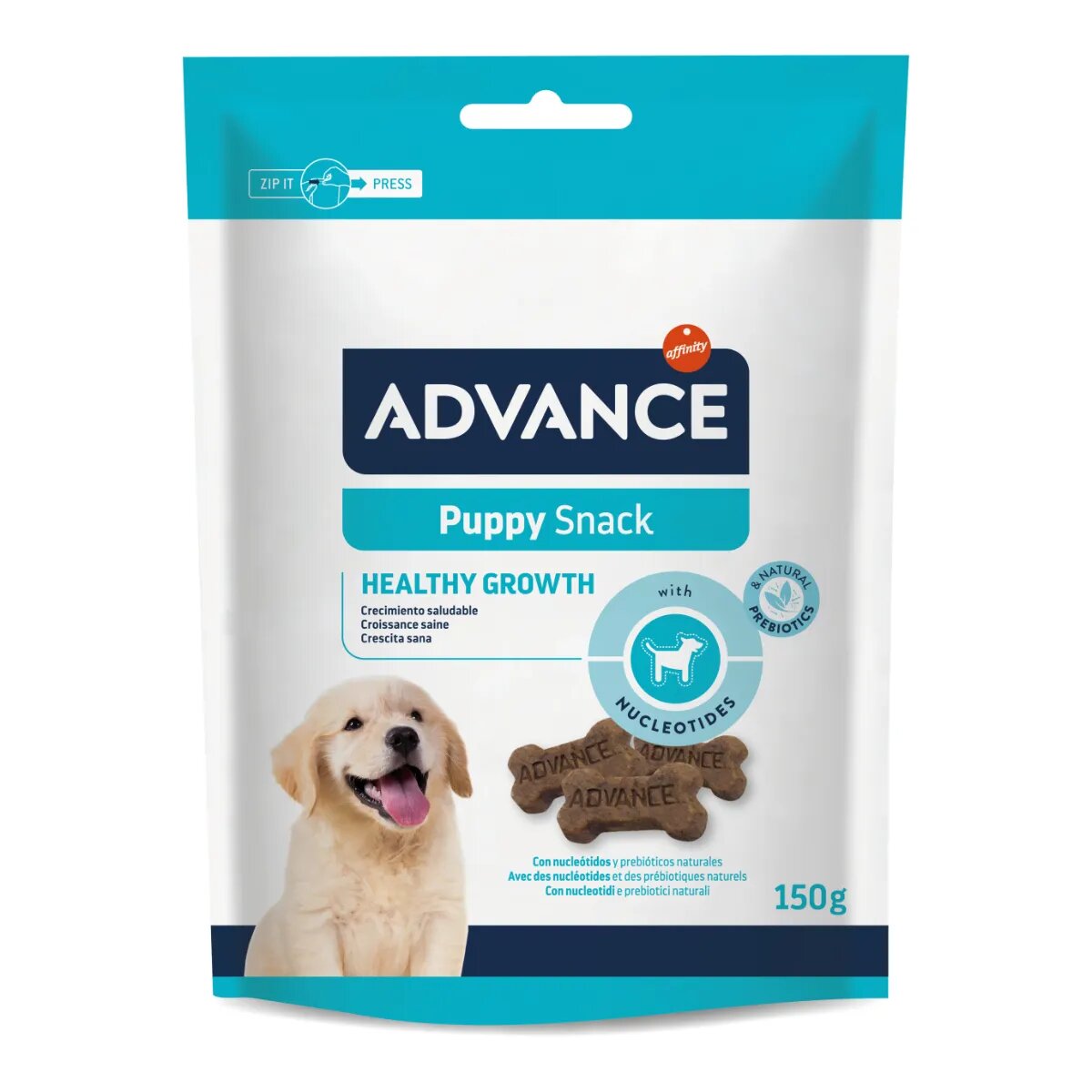 Advance Puppy Snack XS-XL punguță recompense câini junior 150g