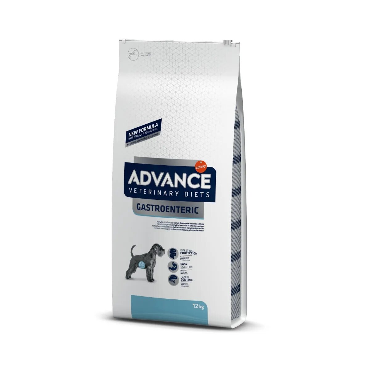 ADVANCE VETERINARY DIETS ADVANCE Veterinary Dietes Dog Gastroenteric dietă veterinară hrană uscată câini afecțiuni digestive Gastroenteric dietă veterinară câini hrană uscată sistem digestiv 12kg