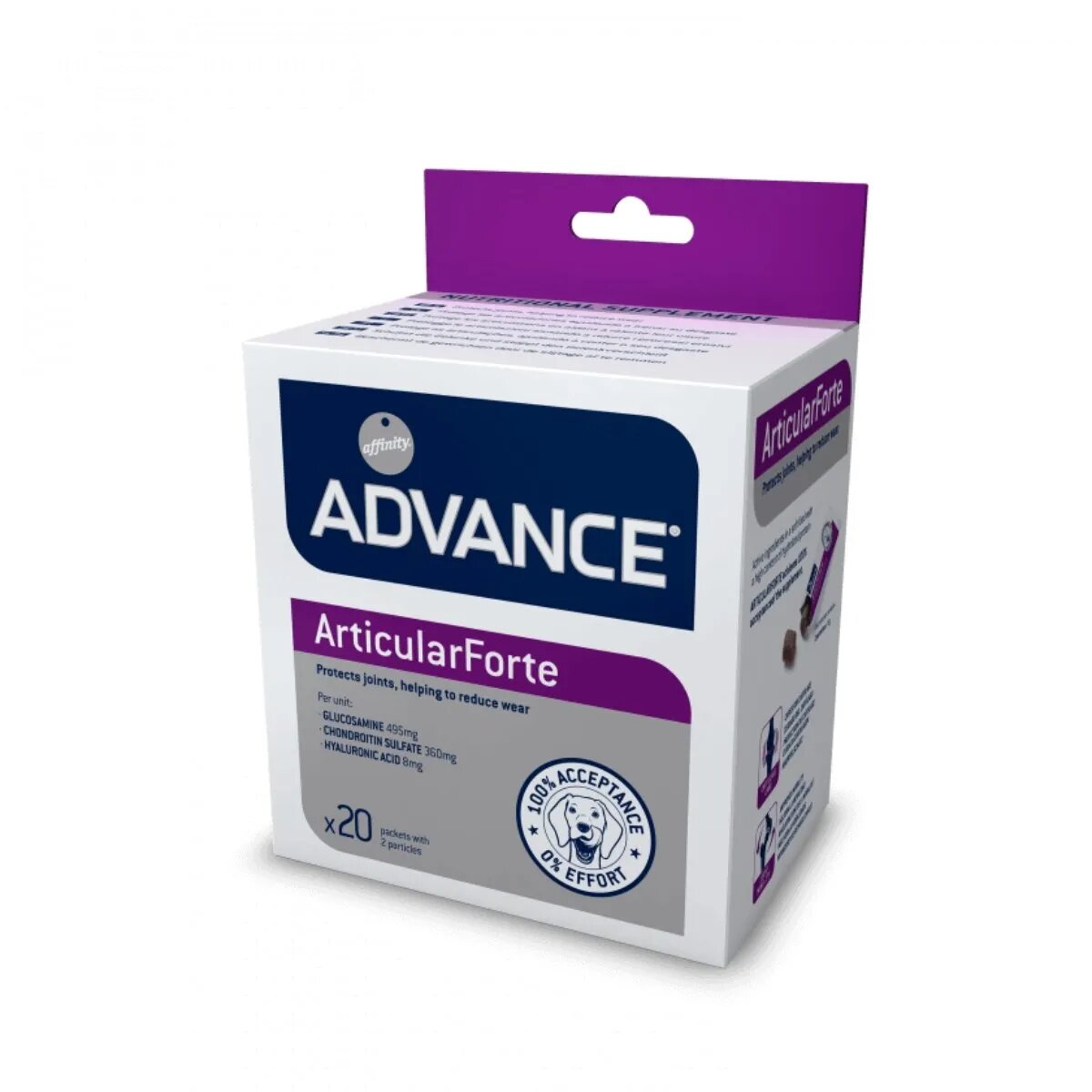 ADVANCE VETERINARY DIETS Articularforte supliment sistem articular câini 200g