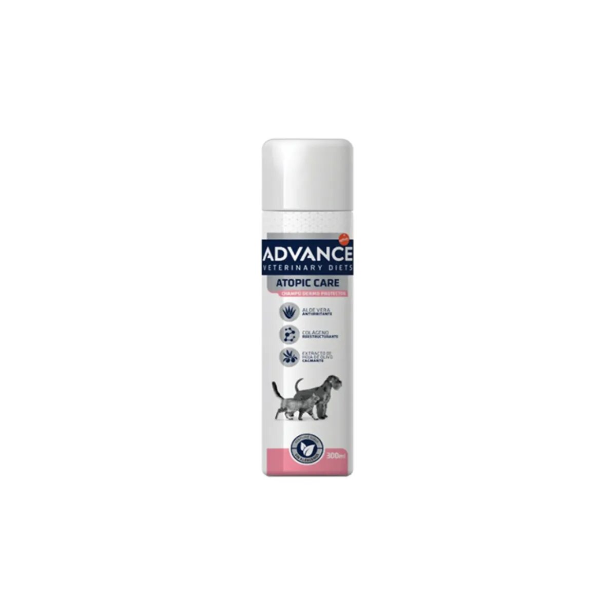 ADVANCE VETERINARY DIETS Atopic Derma Care șampon câini și pisici calmant hipoalergenic flacon 300ml