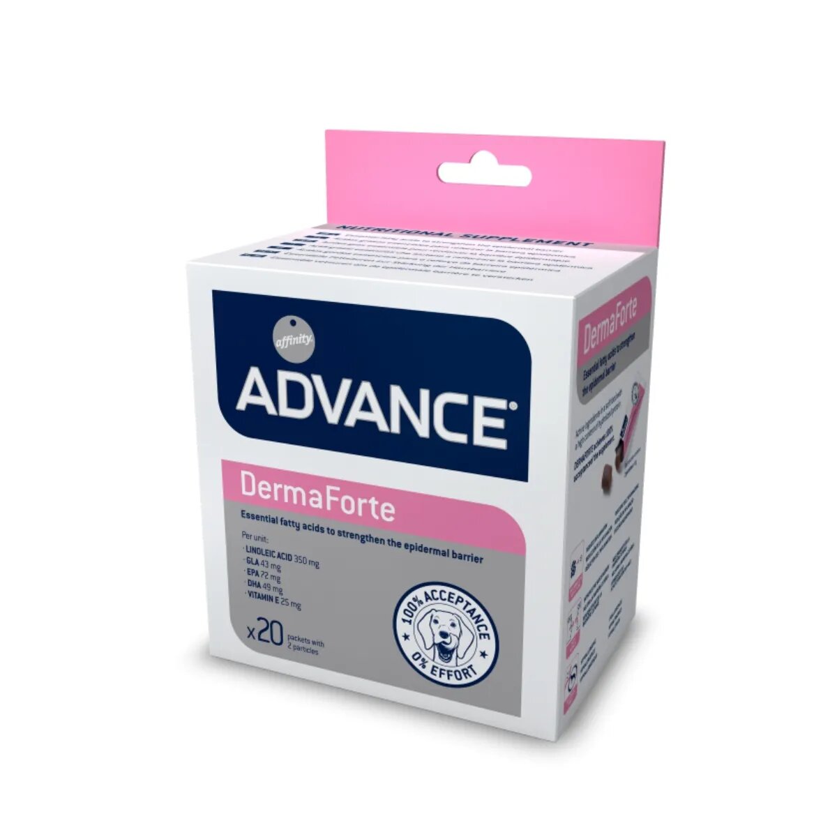ADVANCE VETERINARY DIETS Dermaforte supliment piele & blana câini 200g