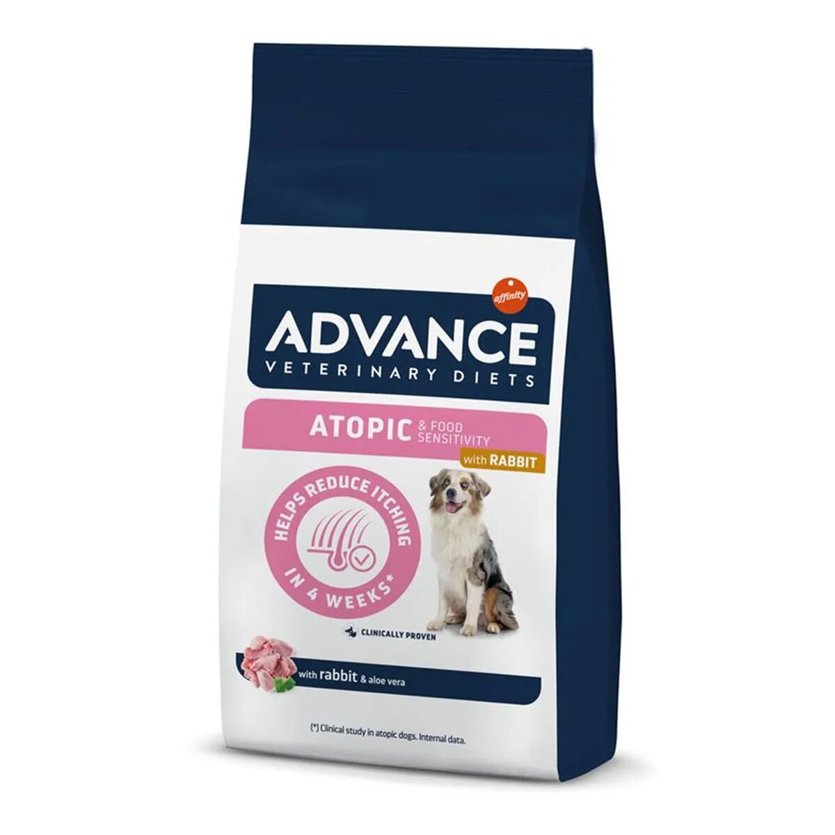 ADVANCE VETERINARY DIETS Dog Atopic Care Iepure dietă veterinară hrană uscată câini afecțiuni dermatologice Atopic Iepure dietă veterinară câini hrană uscată afecțiuni dermatologice 3kg