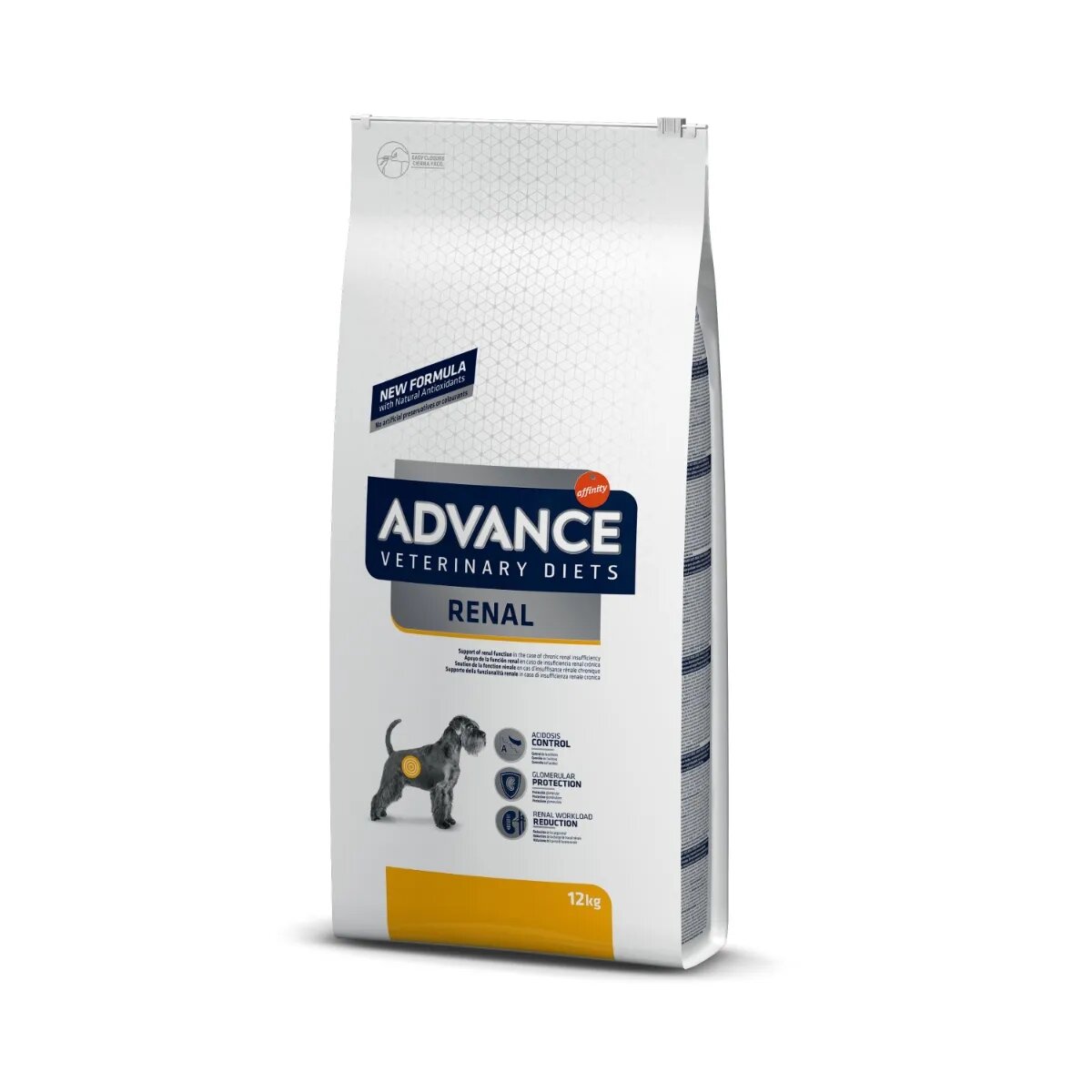 ADVANCE VETERINARY DIETS Dog Renal dietă veterinară hrană uscată câini afecțiuni renale Renal dietă veterinară câini hrană uscată sistem renal 12kg