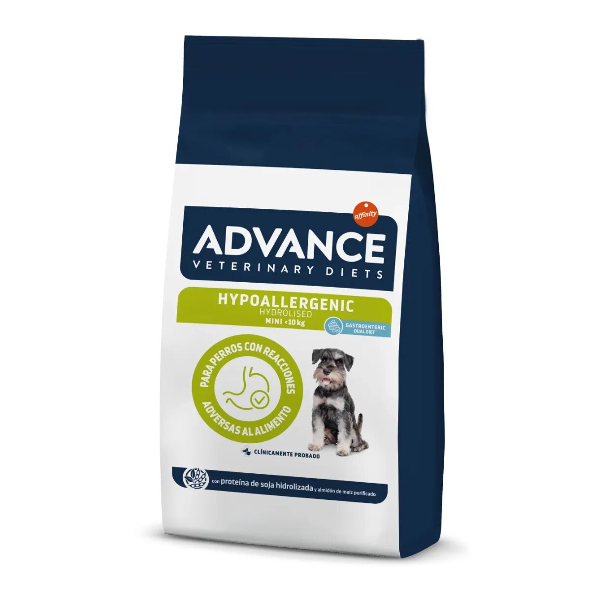 ADVANCE VETERINARY DIETS Hypoalergenic Mini XS-S dietă veterinară hrană uscată câini alergii 2kg