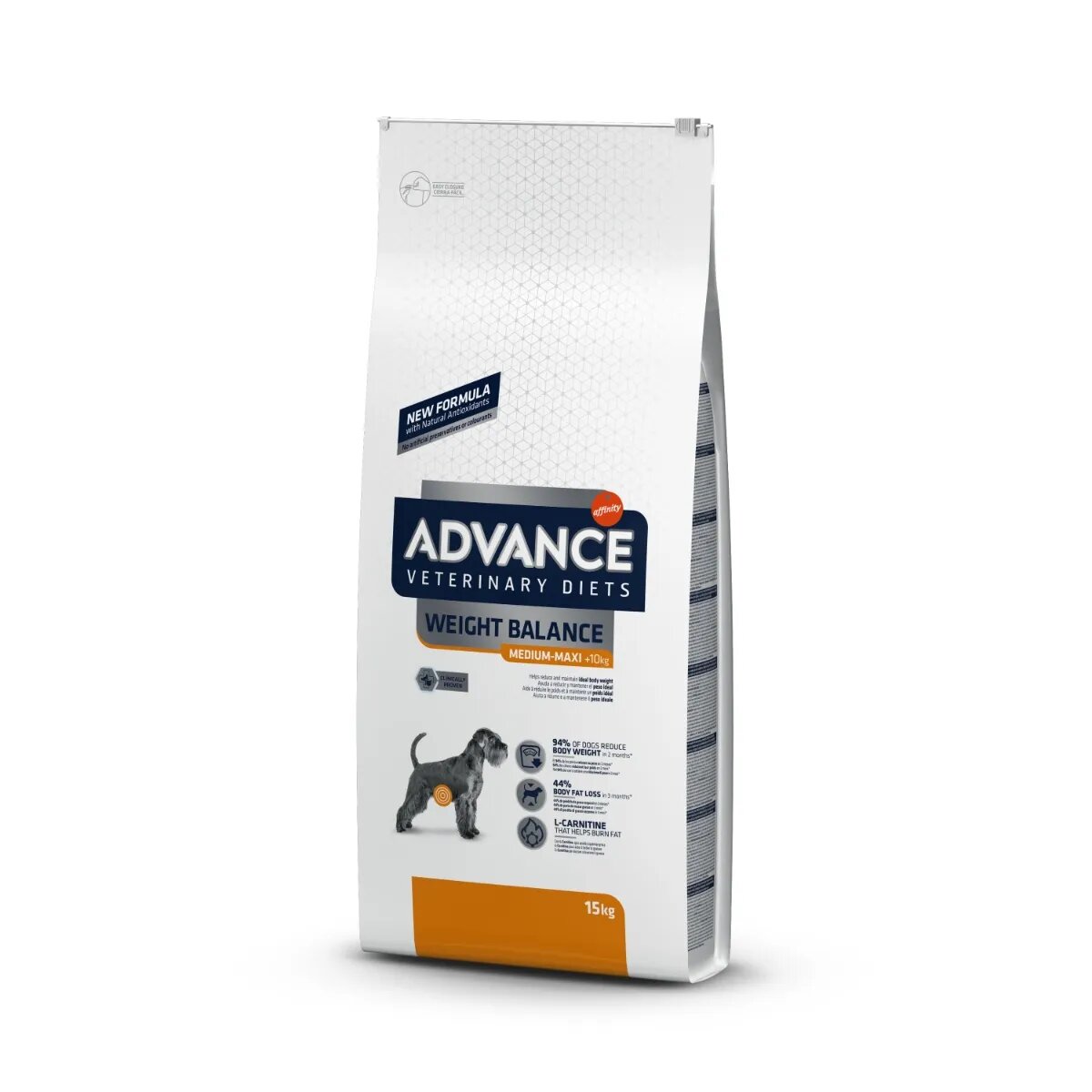 ADVANCE VETERINARY DIETS Weight Balance Medium/Maxi M-XL dietă veterinară câini hrană uscată obezitate Weight Balance Medium/Maxi M-L dietă veterinară câini hrană uscată obezitate 12kg