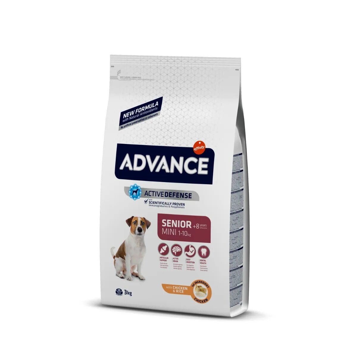 Advance Vitality +7 Mini XS-S Pui hrană uscată câini senior 3kg
