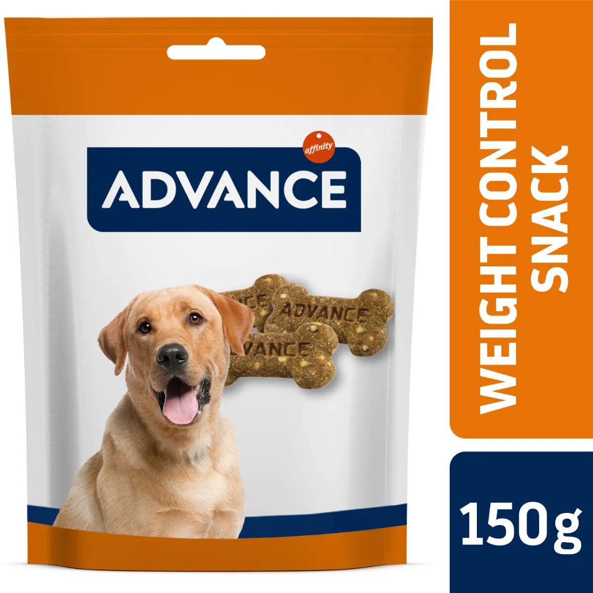 Advance Weigth Control Snack XS-XL punguță recompense câini obezitate 150g