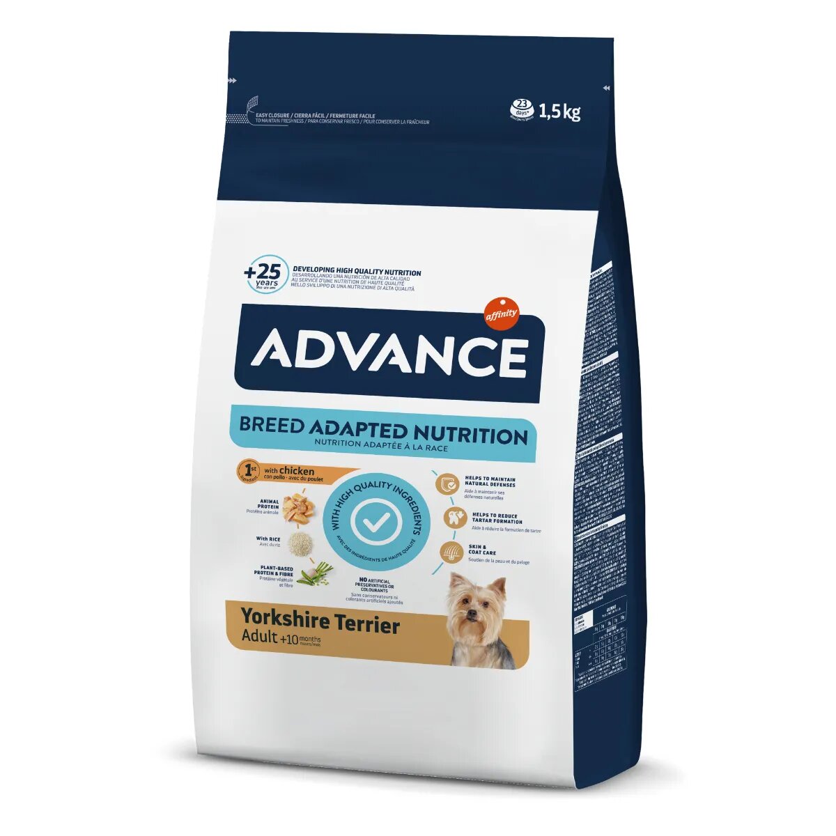 Advance Yorkshire Terrier XS-S Pui hrană uscată câini 1.5kg