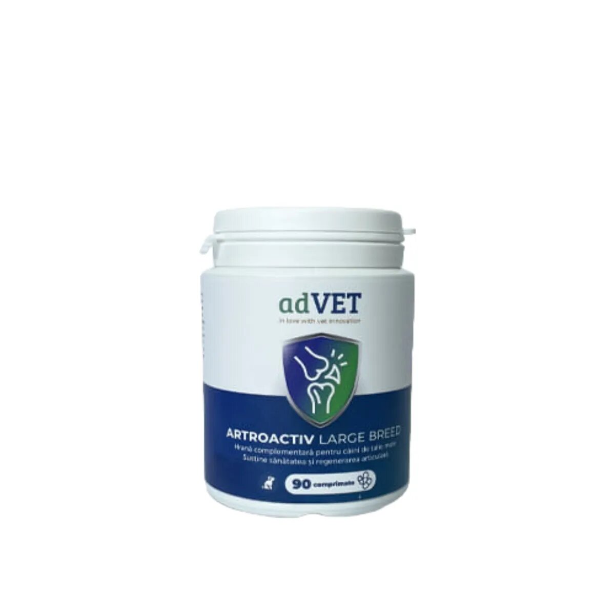 adVET ArtroActive Large Breed supliment sistem articular câini comprimate ArtroActive Large Breed L-XL supliment sistem articular câini cutie 90 comprimate